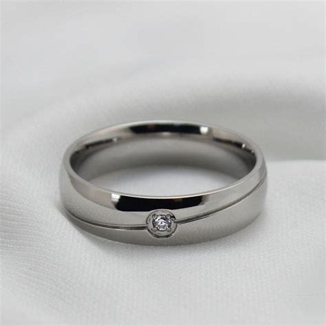 Stainless Steel Pussy Diamond Ring Gold Plated Simple Unisex Ring Buy