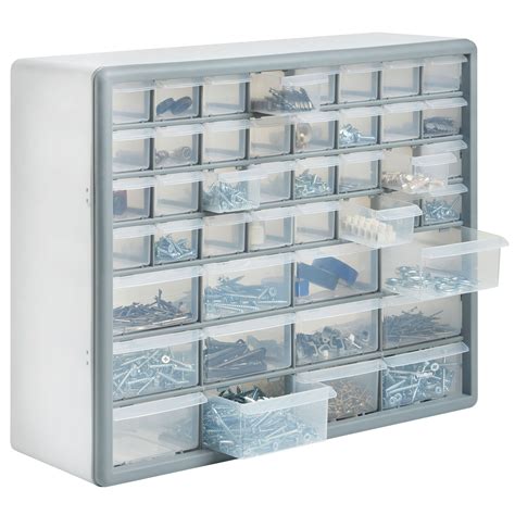 vonhaus 44 multi drawer organiser nail bolt screw craft bit storage cabinet unit 5060192527063