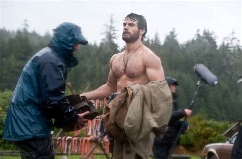 Henry Cavill Shirtless Man Of Steel 10142011 03 1 Daily