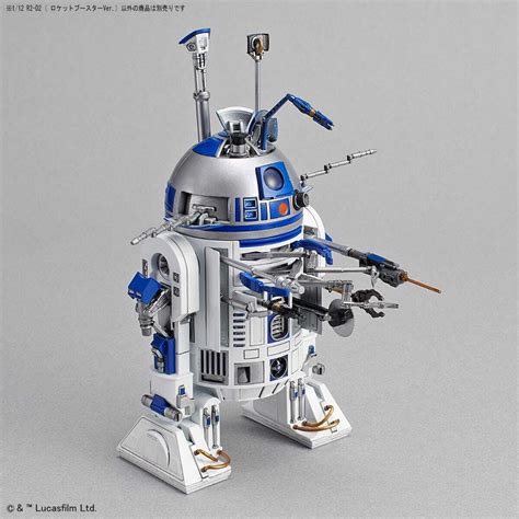 R2 D2 Rocket Booster Ver Star Wars 112 Scale Plastic Model Kit