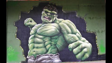 Time Lapse Graffiti By Psy 2ht Hulk Youtube