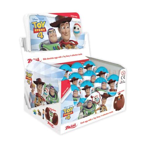 Zaini Toy Story Four Chocolate Surprise Egg 24 Pacific Candy Wholesale