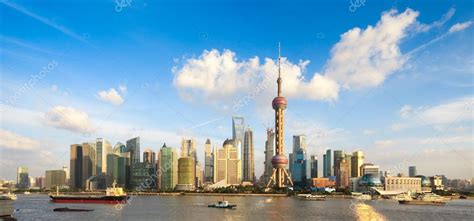 Panoramic View Of Shanghai Skyline — Stock Photo © Chungking 18585105