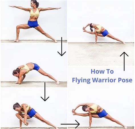 Flying Warrior Yoga Poses Advanced Aerial Yoga Poses Easy Yoga Workouts
