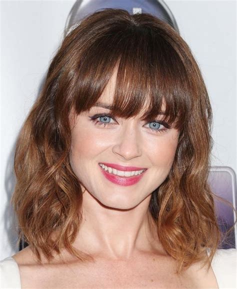 Charming Style 38 Haircuts With Long Bangs For Round Faces