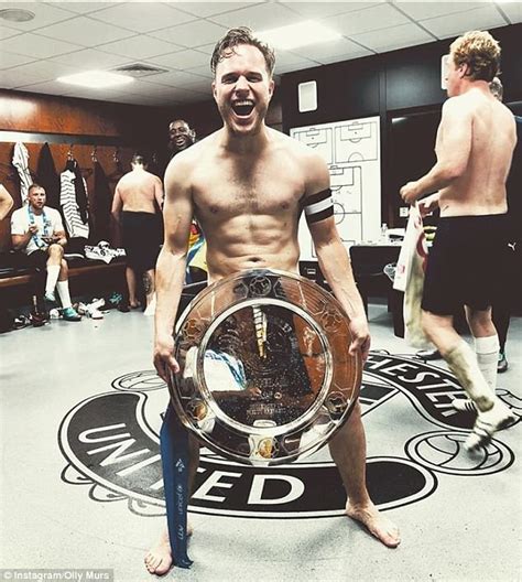 Olly Murs Poses Naked With The Soccer Aid Trophy In Instagram Snap Daily Mail Online