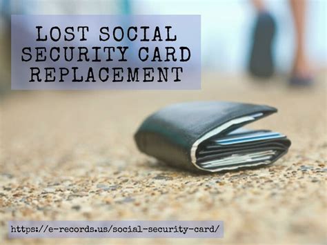A lost/stolen card replacement fee applies. Your social security card is your personal identification ...