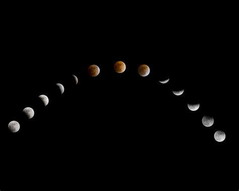 A central lunar eclipse is a lunar eclipse in which part of the moon passes through the center of earth's shadow. February 20, 2008 - Total Lunar Eclipse - Phases | Images ...