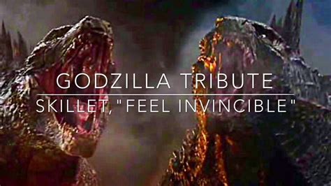 Godzilla Tributefeel Invincible By Skillet Youtube