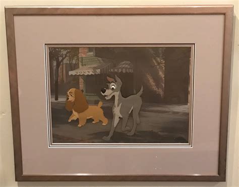 Original Walt Disney Production Cel From Lady And The Tramp Featuring