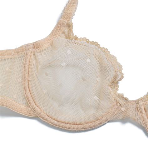 Womens Sexy Sheer Mesh See Through Bra Non Padded Unlined Lace
