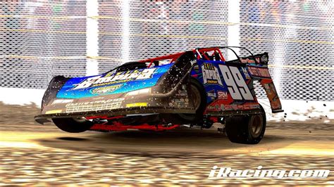 Iracing Dirt Super Late Models At Volusia Youtube