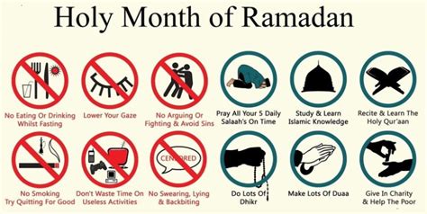 Holy Month Of Ramadan Dos And Don Ts Muslim Awaaz