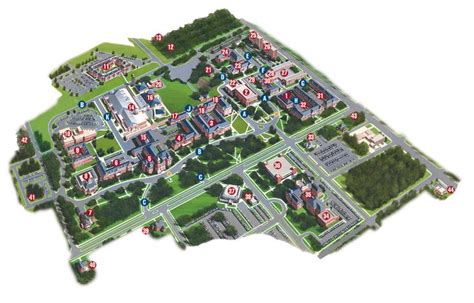 East Stroudsburg University Campus Map Map