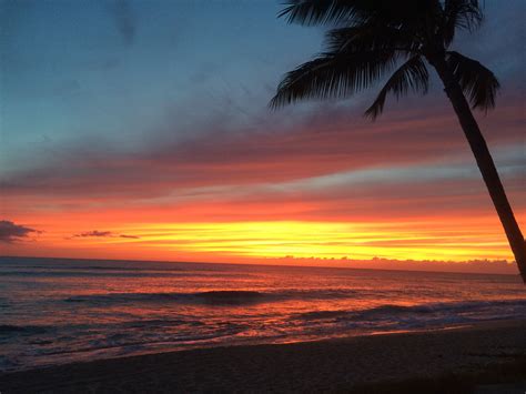 Waianaeoahu Hawaii Sunset Is A Glimpse Of Heaven Sunset Waianae Oahu