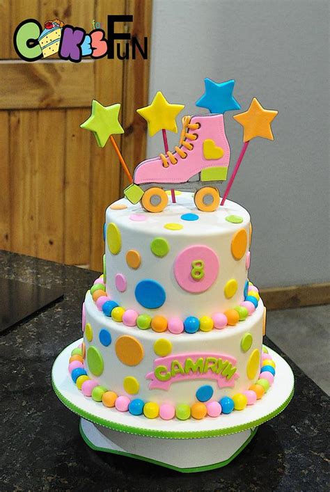 Roller Skate Cake Decorated Cake By Cakes For Fun Cakesdecor