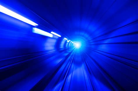Time Travel Stock Photo Download Image Now Blue Tunnel Abstract