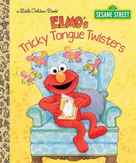 Buy Elmos Tricky Tongue Twisters Sesame Street Little Golden Book