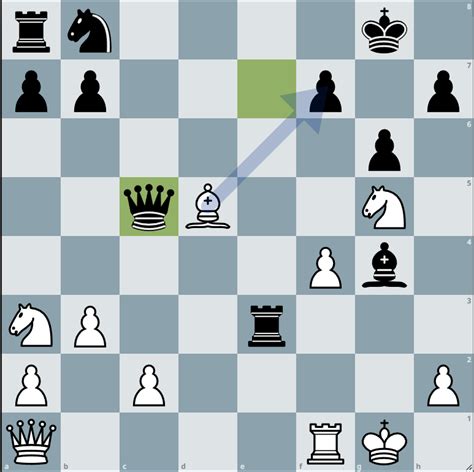puzzle solution is bf7 kf8 qh8 ke7 qe8 after which the puzzle ends is there a gain made in