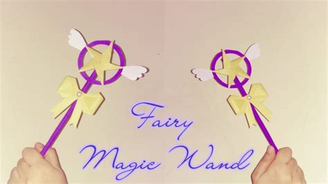 Fairy Magic Wandhow To Make Magic Wand Youtube