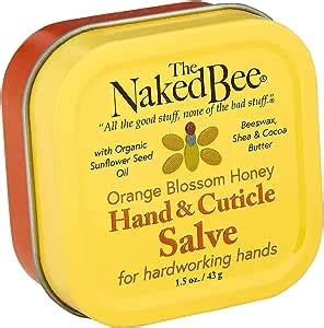 Naked Bee Orange Blossom Honey Hand And Cuticle Healing Salve