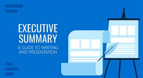 Executive Summary A Guide To Writing And Presentation
