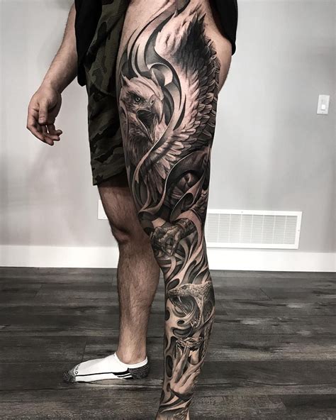 Pin By Richard ABQ On Reality Tattoos Full Leg Tattoos Leg Sleeve Tattoo Leg Tattoo Men
