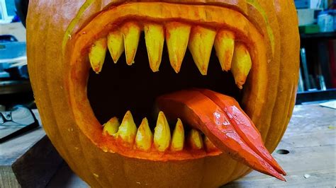 Best Pumpkin Carving Ideas For Halloween Quick Scary Pumpkin Face