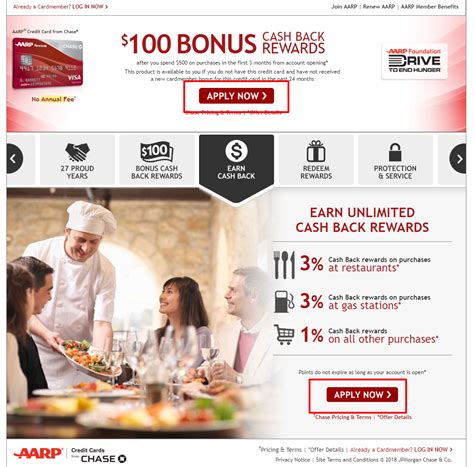 However, a phone call also works and can be more effective if chase requests further details. www.aarpcreditcard.com - Apply for AARP Credit Card from Chase - Credit Cards Login
