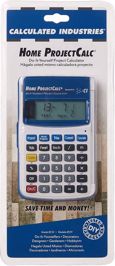 Calculated Industries 8510 Home Projectcalc Do It Yourselfers Feet Inch