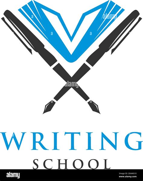 Educational Writing Logo Your Company Stock Vector Image And Art Alamy