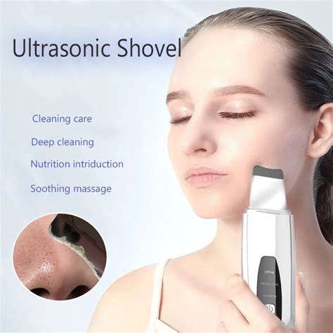 Ultrasound Skin Scrubber Pore Cleaner Blackhead Peeling Machine