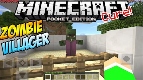 Trapping zombie villagers in a prison cell of iron bars increases the rate at which they are cured. ZOMBIE VILLAGERS in MCPE!! - How To Cure a Zombie Villager!! - Minecraft PE (Pocket Edition ...