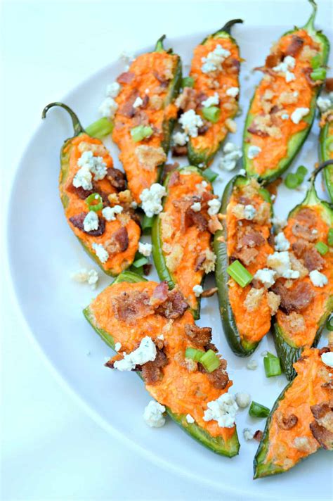 Keto Buffalo Chicken Jalapeno Poppers Perfect For Snacking