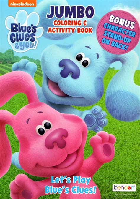 Nickelodeon Blues Clues And You Jumbo Coloring And Activity Book Lets