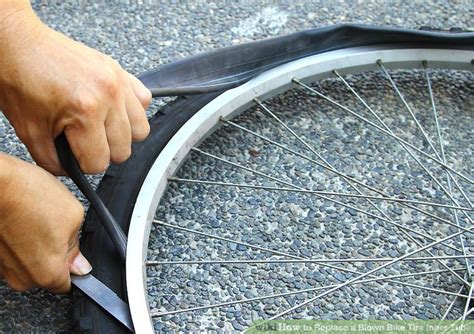 You take the rim and tire off the bike, remove the tire and tube, then repair and replace on the rim. How to Replace a Blown Bike Tire Inner Tube: 7 Steps