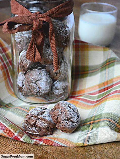 Homemade christmas candy makes a great gift or addition to the christmas dessert menu. Gluten & Sugar Free Chocolate Crinkle Cookies | Recipe ...