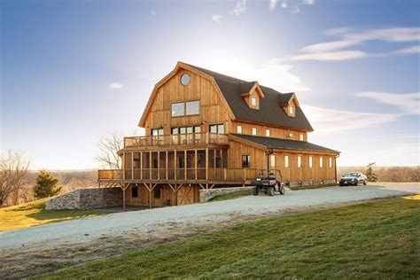 Majestic Great Plains Gambrel Barn Home 4 Stories Of Living Space Sand