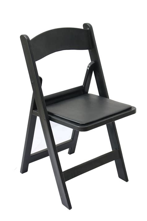 Get the best deal for wooden black folding chair chairs from the largest online selection at ebay.com. Black Resin Folding Chair with Black Vinyl Padded Seat ...