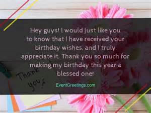 50 Best Thank You Messages For Birthday Wishes Quotes And Notes