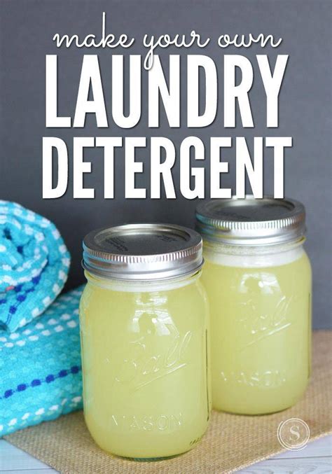 How To Make Liquid Laundry Detergent