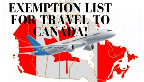 Canadian law requires that all persons entering canada carry both proof of there are some additional restrictions or processes for foreign residents of canada, which are explained on the cic website. Exemption List for Travel Restrictions to Canada - Faryal ...