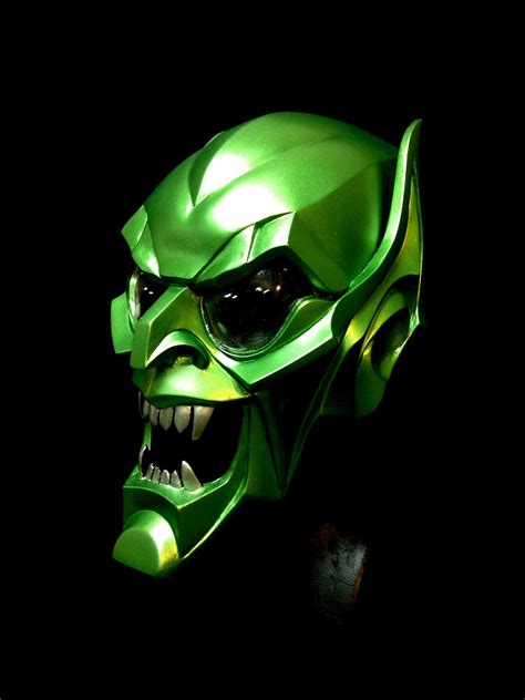 Green Goblin Helmet Size 60 62 Of Spider Man Universe Etsy