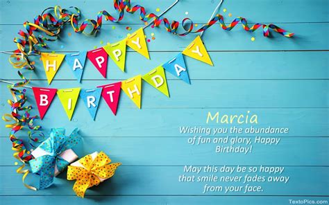 Happy Birthday Marcia Pictures Congratulations