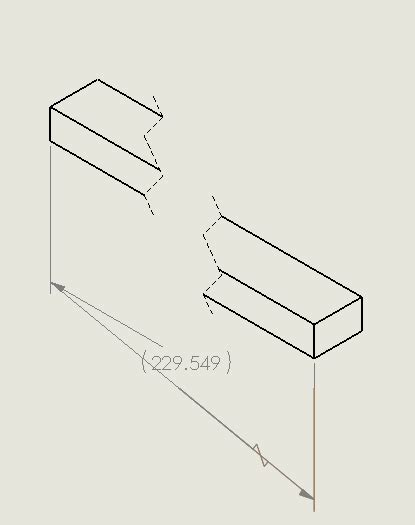 Dimension Across A Break In A Solidworks Drawing