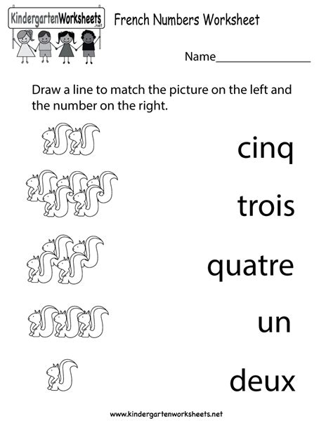 Free Printable French Worksheets For Grade 4 Forms Worksheets Diagrams
