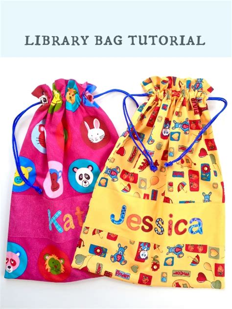 Bloom Library Bag Tutorial