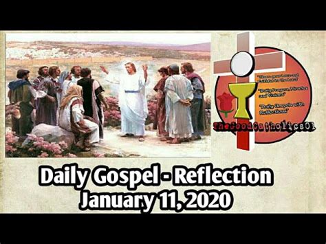 Daily Gospel Reflection January 11 2020 YouTube