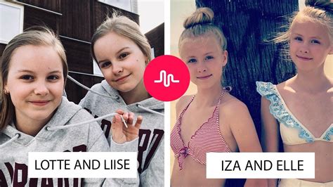 best lotte and liise vs iza and elle the best twins musically battle youtube