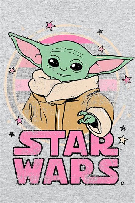 Kids Starry Grogu Star Wars T Shirt Emp